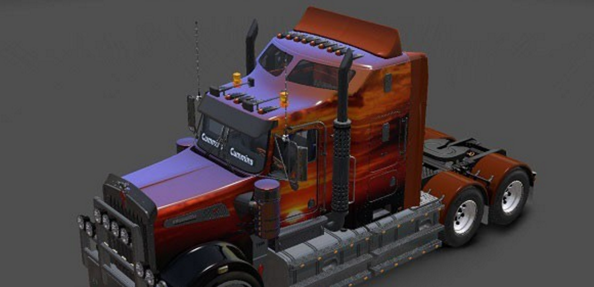 Kenworth T Sunset Metallic Truck Skin Ats Skins Ats Mods