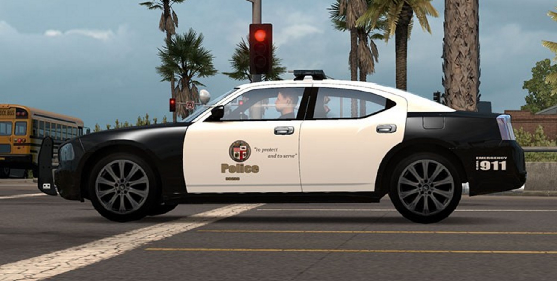 AI Police Dodge Charger ATS Other - ATS Mods