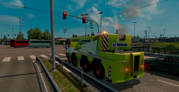 AI Traffic Cranetruck 1.2.x by Solaris36 ATS Other - ATS Mods